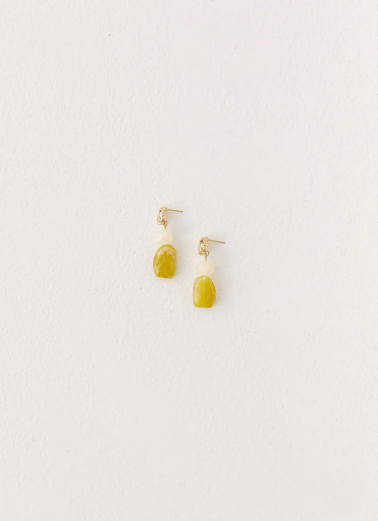 Orecchini Lozano - Verde lime