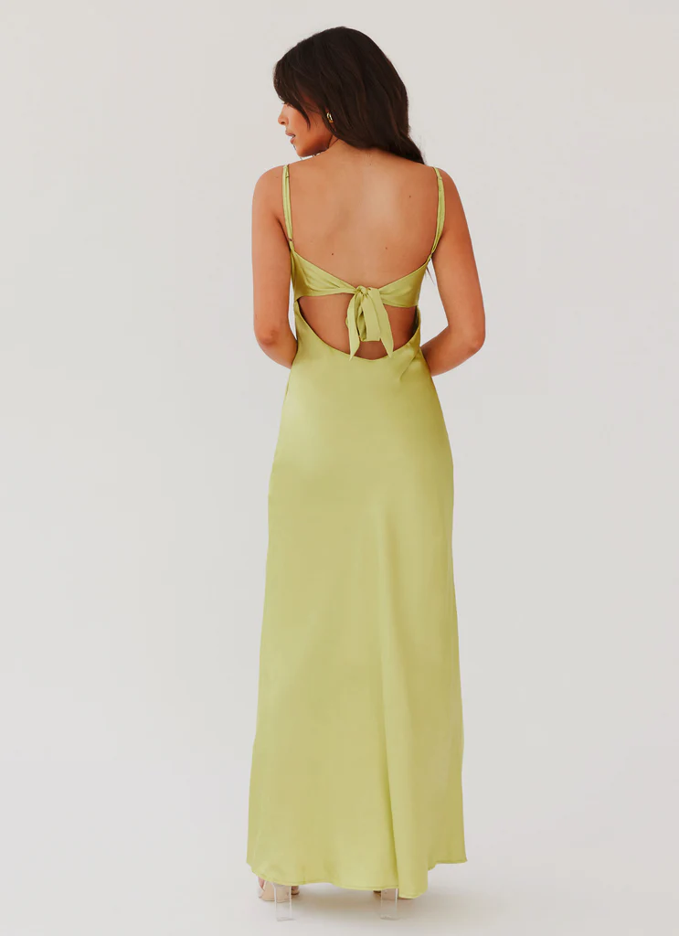 Abito Maxi in Seta Flora - Green Expectations