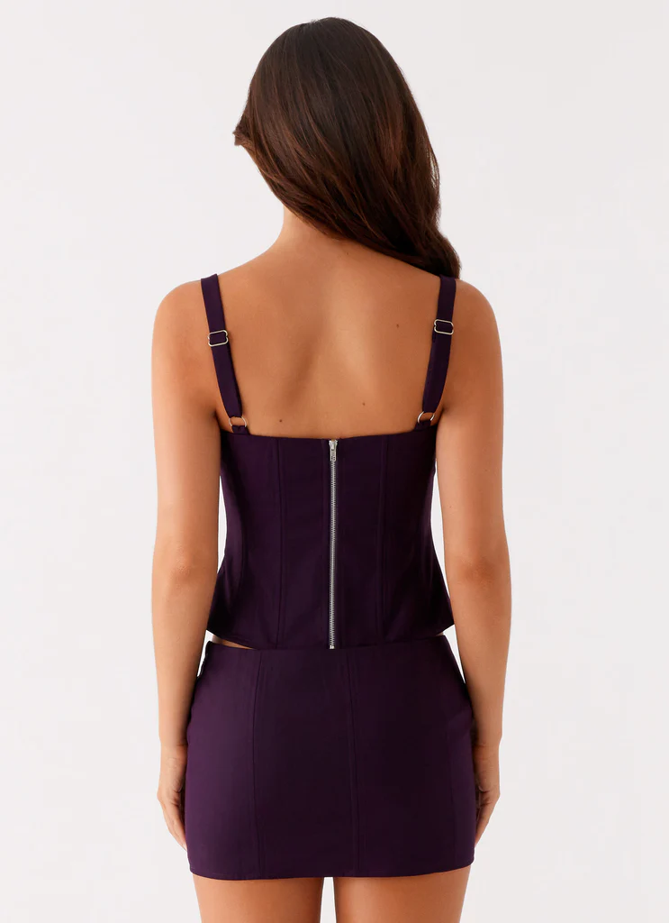 Top Corset Campbell - Prugna