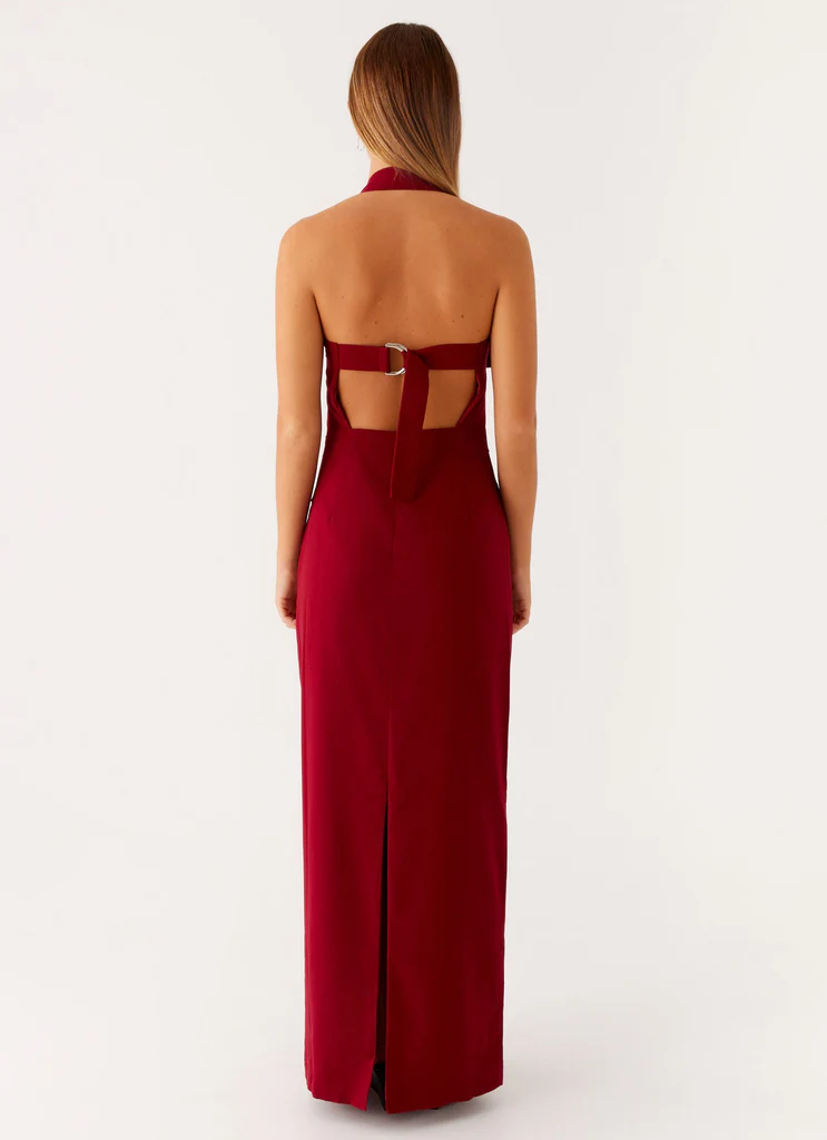 Abito Maxi Rumour Has it - Rosso
