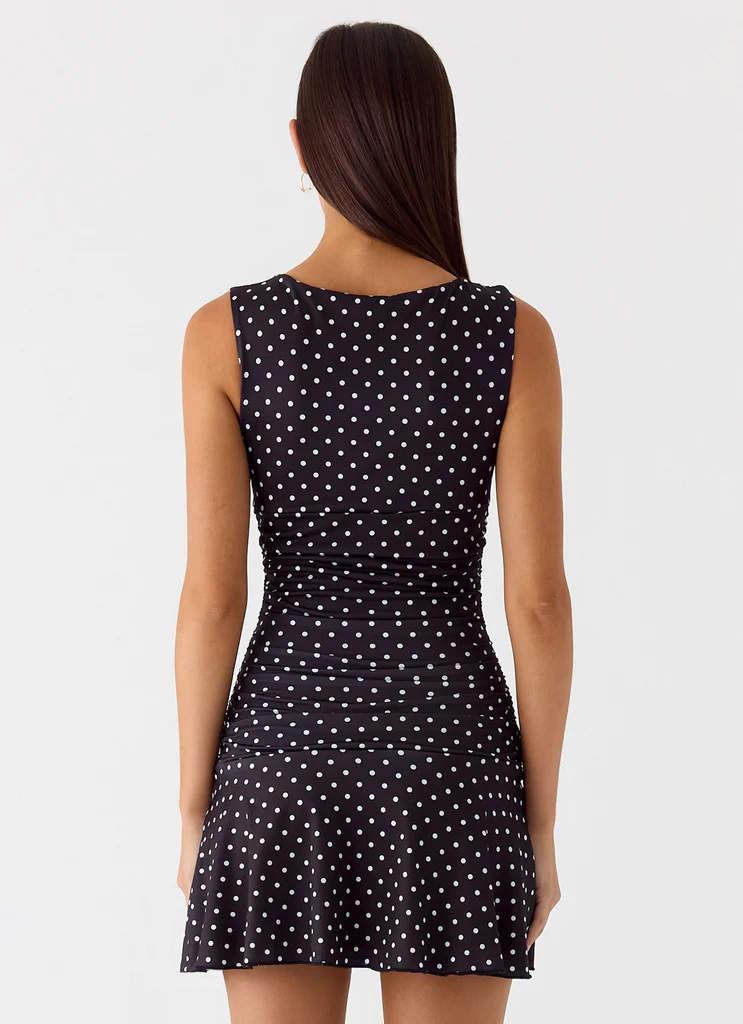 Kelda Mini Vestito - Puntini Neri