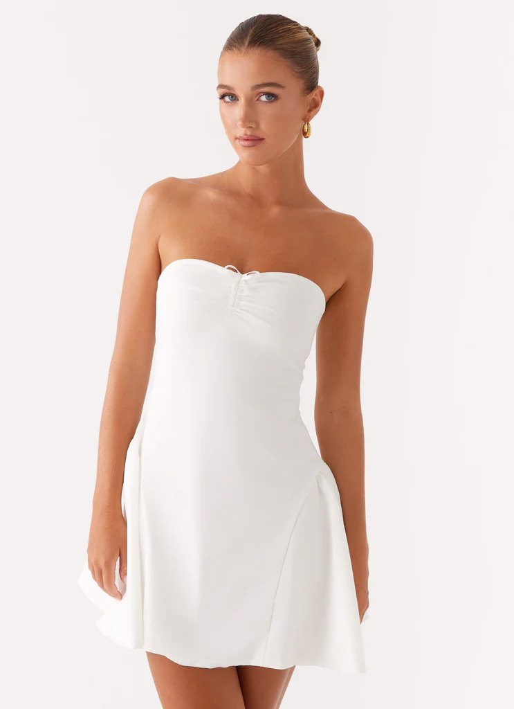 Lucille Mini Vestito - Bianco