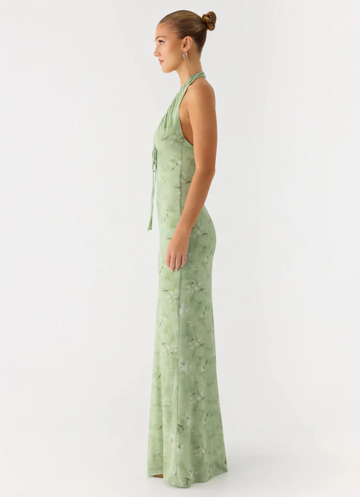 Abito Maxi Ask You Twice - Lime Sfumato