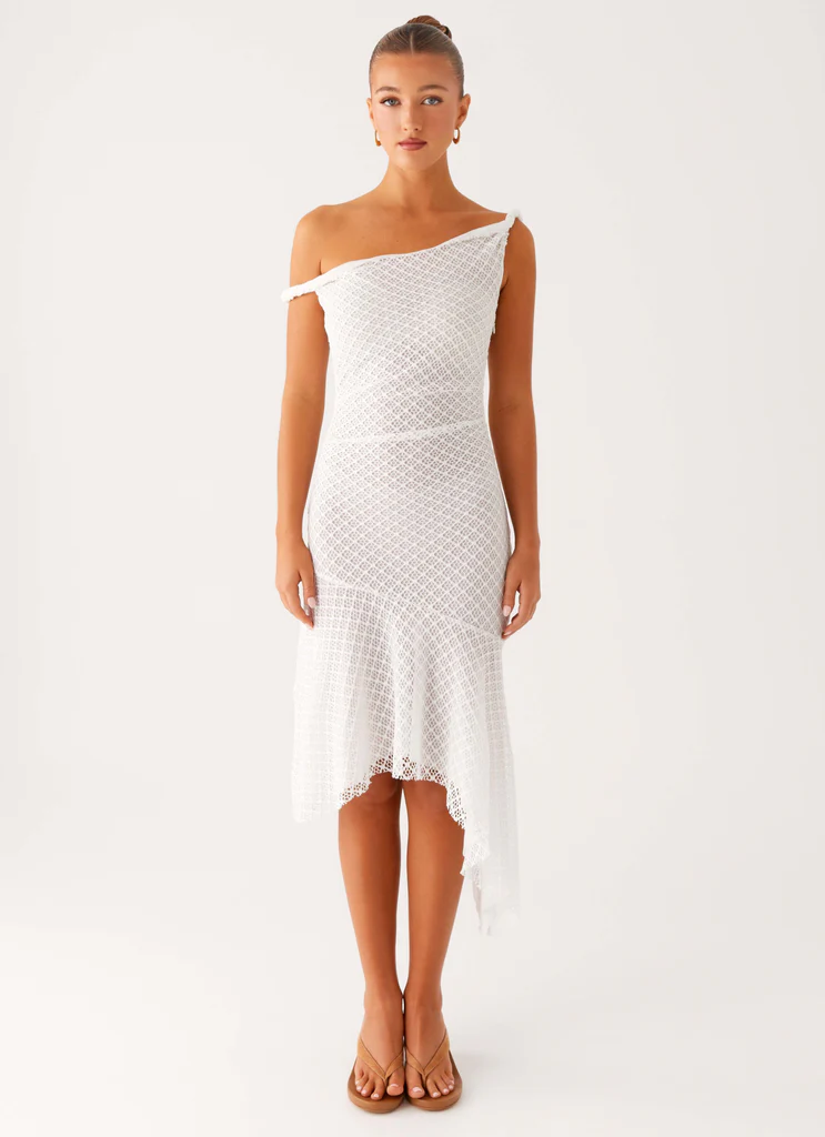 Huntah Midi Dress - Avorio