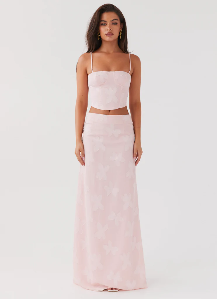 Top con Allacciatura in Pizzo Best Love - Petalo Rosa