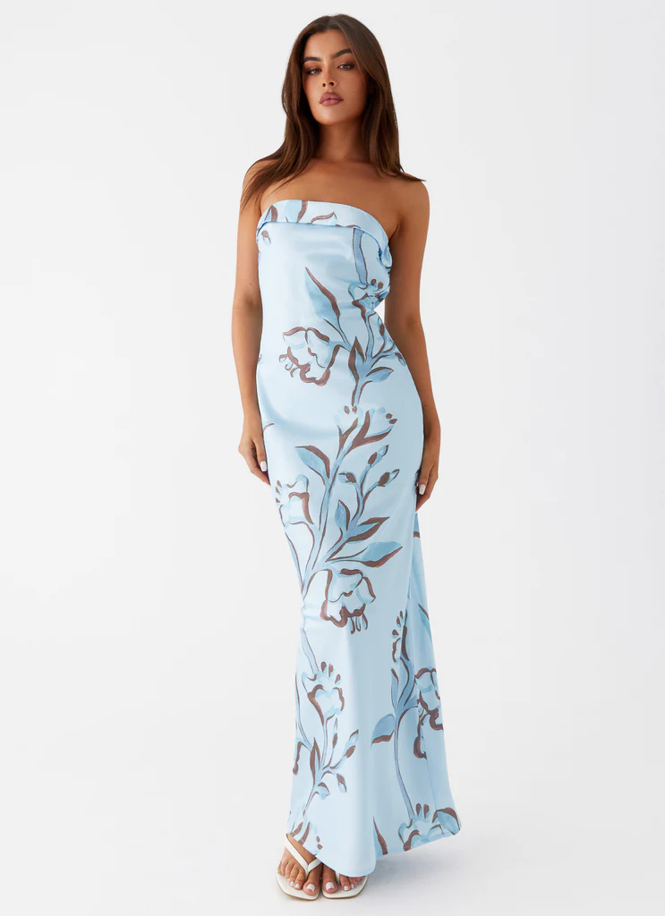 Vestito Maxi Estivo - Fiore Blu