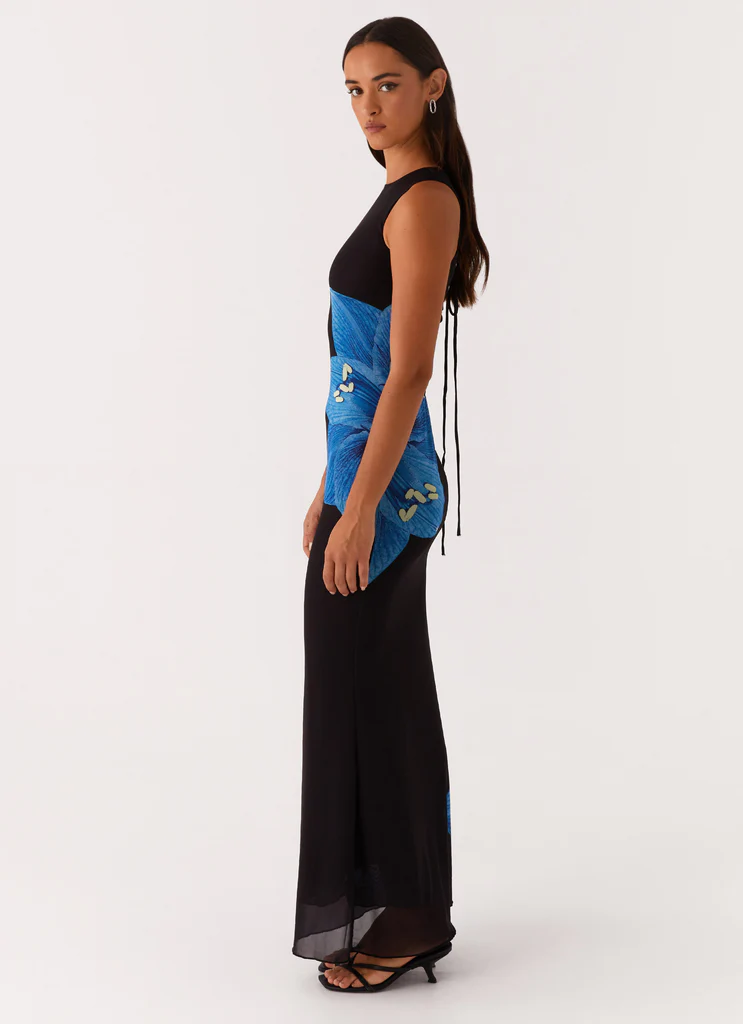 Abito Maxi Manhattan Nights - Nero