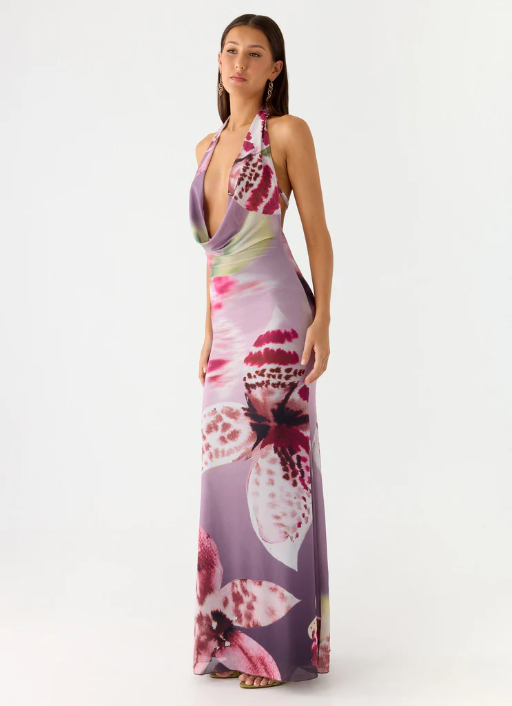 Abito Maxi Like You Better - Affare Floreale Ombre