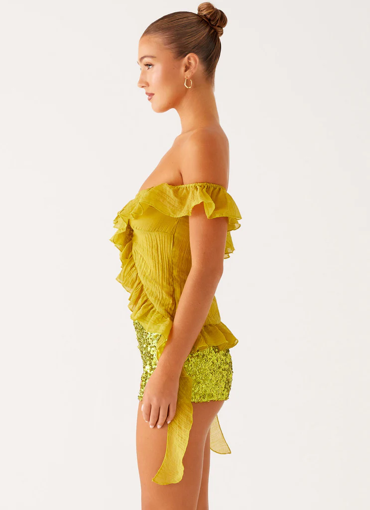 Top Dylan Senza Spalline - Lime