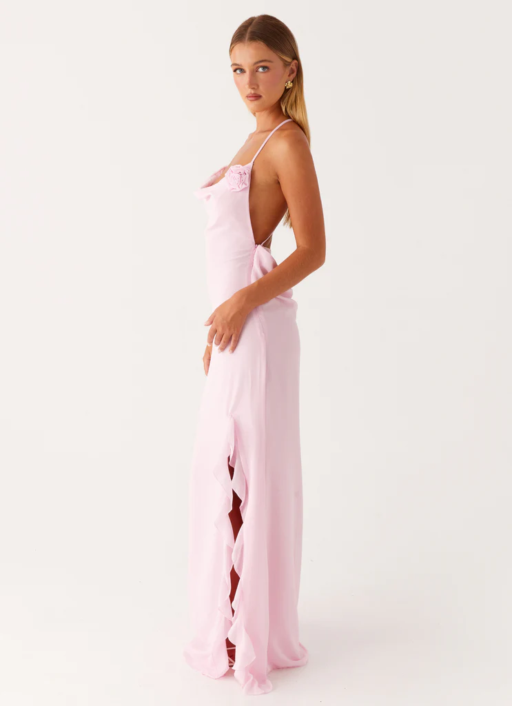 Abito Maxi di Prima Classe - Rosa