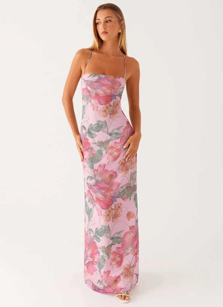 Peggy Maxi Dress - Fiorellato Rosa