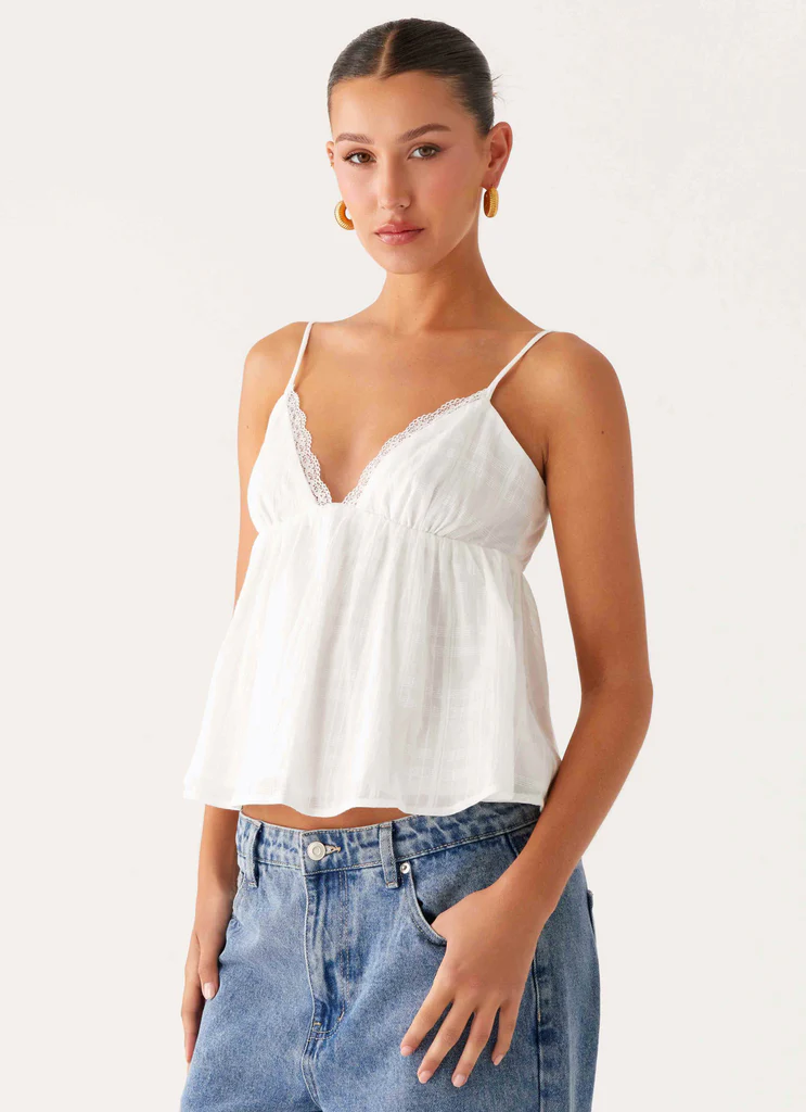 Top Cami Obliviate - Bianco