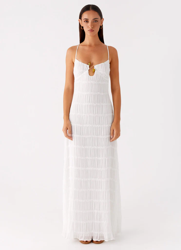 Vestito Maxi Darwin - Bianco
