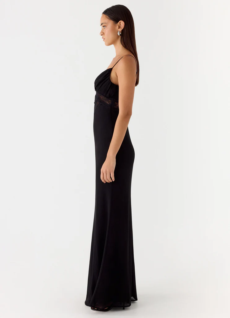 Abito Maxi Opulento - Nero