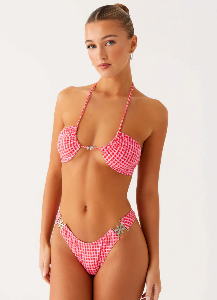 Bottom Bikini Saint Lucia – Quadri Rosa Bottom Bikini Saint Lucia - Quadri Rosa