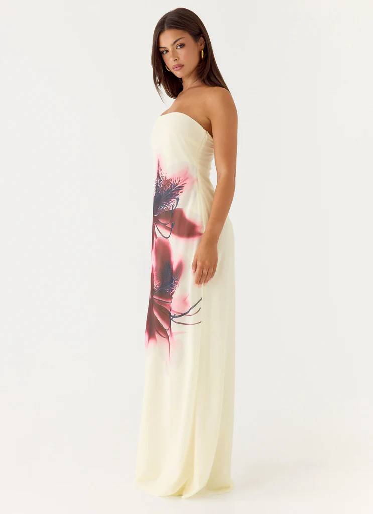 Vestito Maxi Senza Spalline Lariettea - Fiore di Velluto