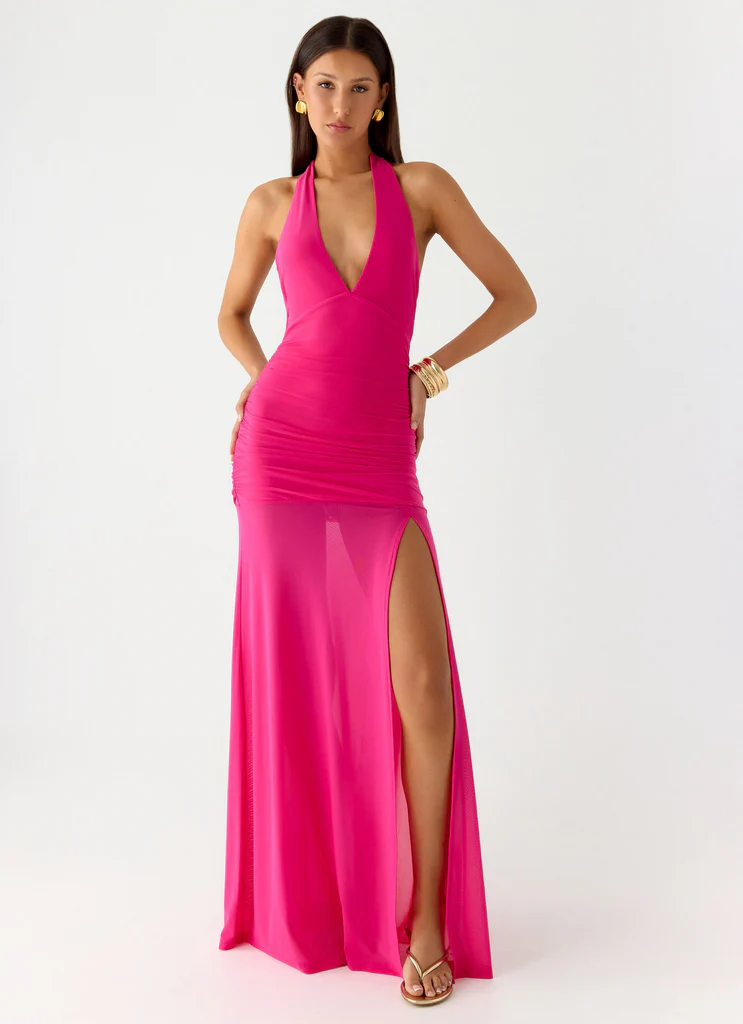 Island Muse Dress - Fucsia