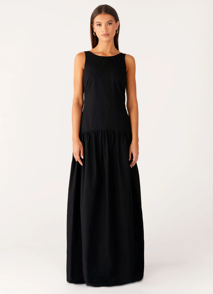 Abito Maxi Morena - Nero