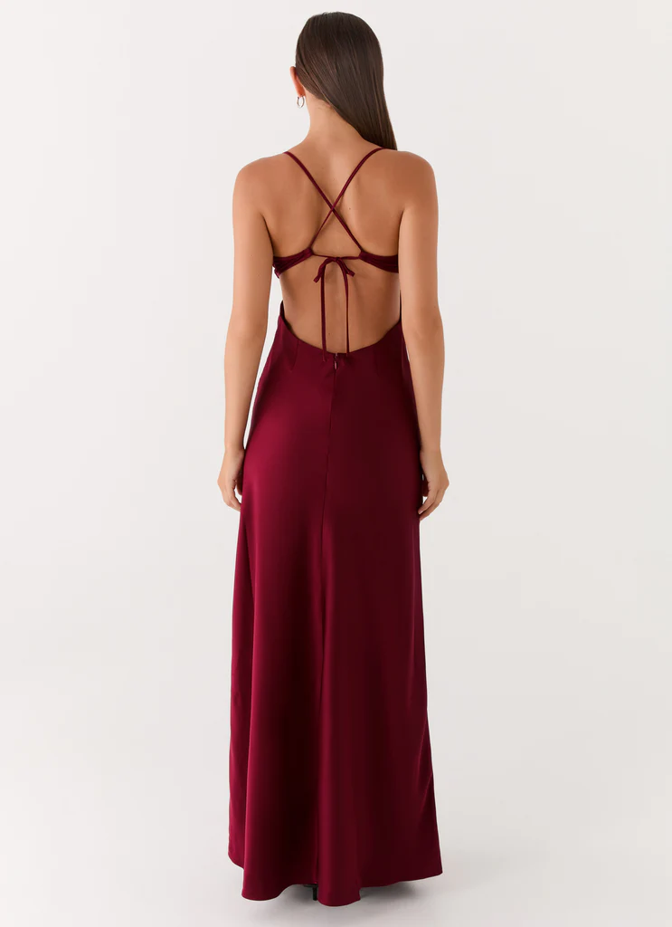 Abito Maxi Joanie - Marrone