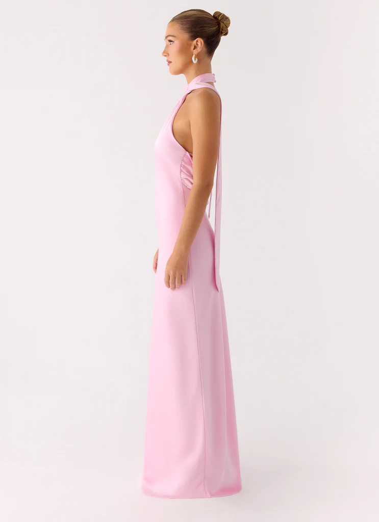 Keena Scarf Maxi Dress - Rosa
