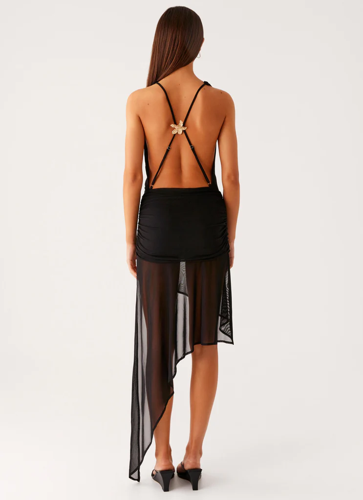 Mini Vestito Heatwave Haze - Nero