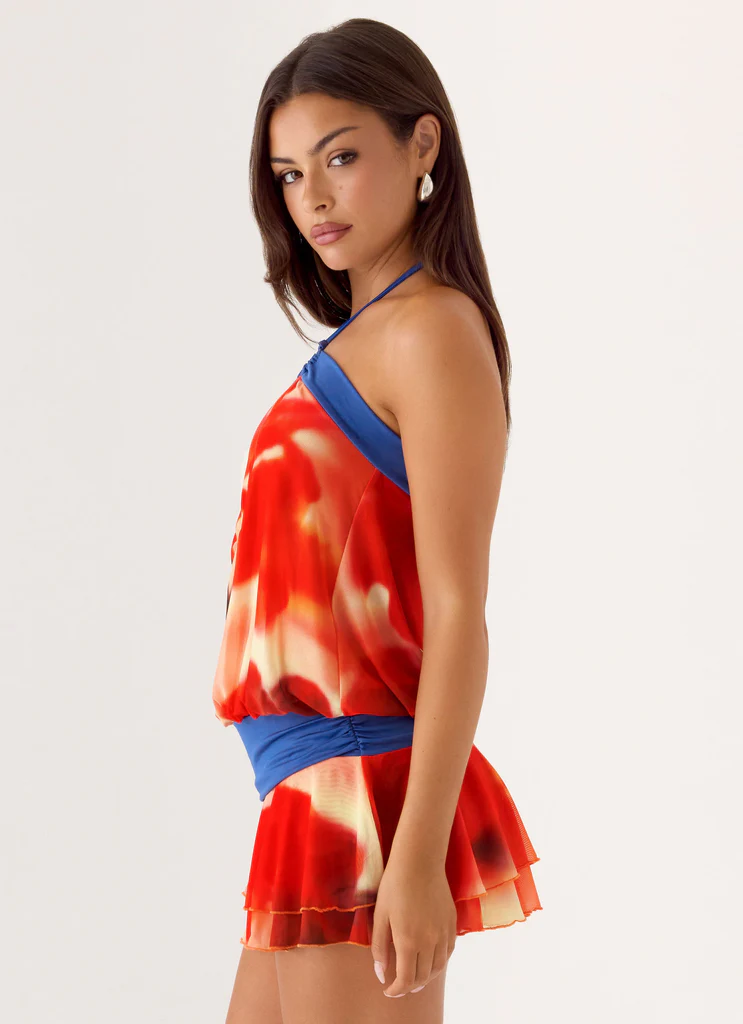 Telling You Mini Dress - Petalo Abbronzato
