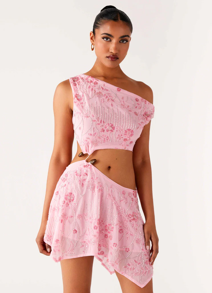 Aletta Abito Mini Con Paillettes – Rosa Aletta Abito Mini Con Paillettes - Rosa