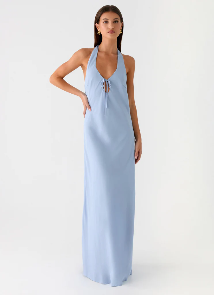 Abito Maxi Coralie - Blu