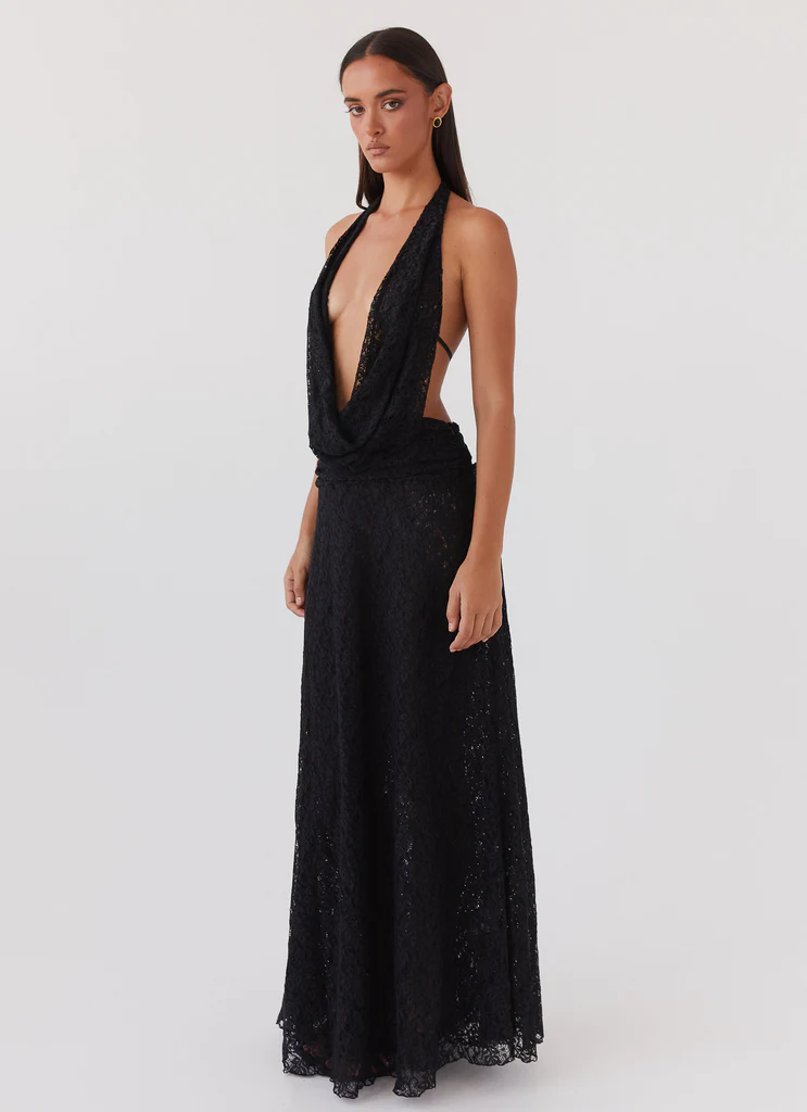 Elysia Abito Maxi in Pizzo – Nero Elysia Abito Maxi in Pizzo - Nero