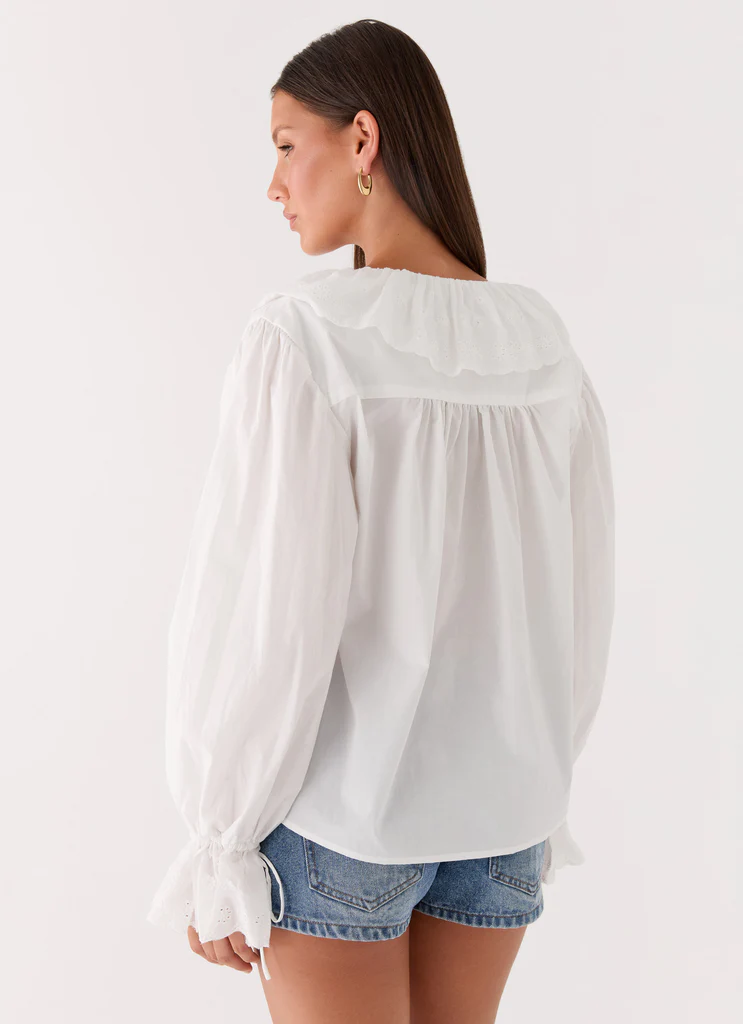 Camicetta in Cotone Verrin - Bianco