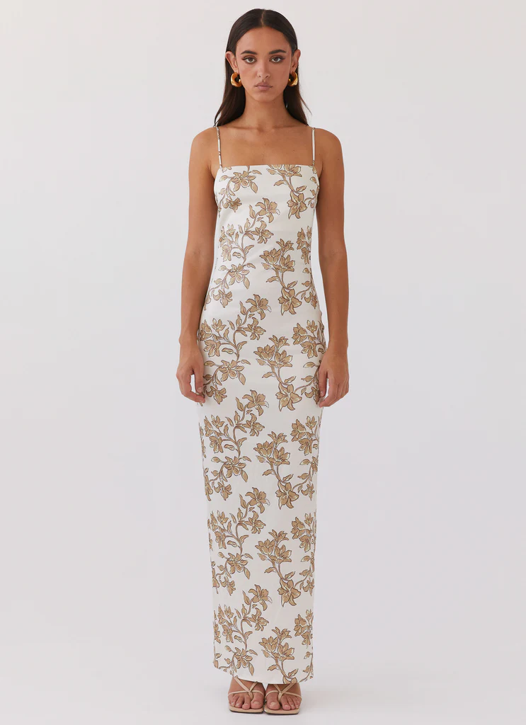 Abito Maxi in Seta Lara – Hazel Bloom Abito Maxi in Seta Lara - Hazel Bloom