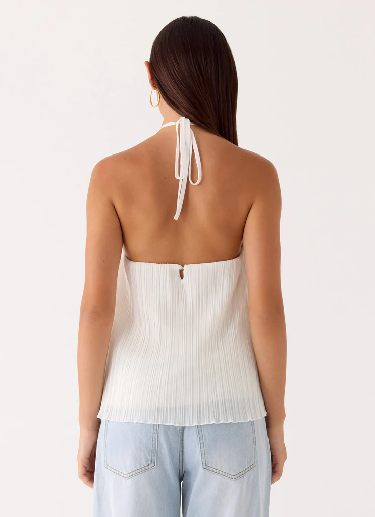 Top a Spallina Danni - Bianco