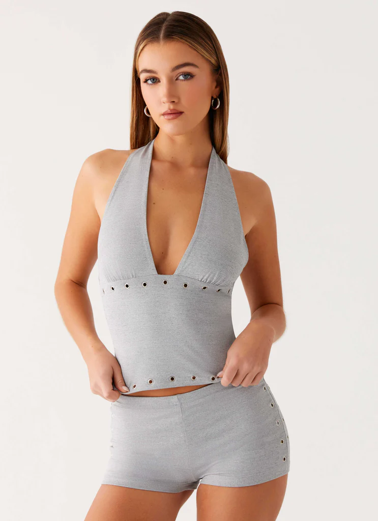 Mini Shorts Roxy - Grigio