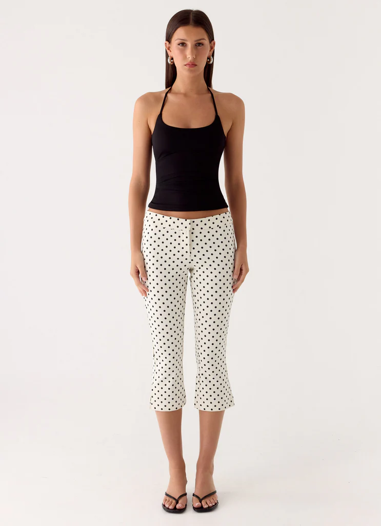 Pantaloni Rue Capri - Puntini Bianchi