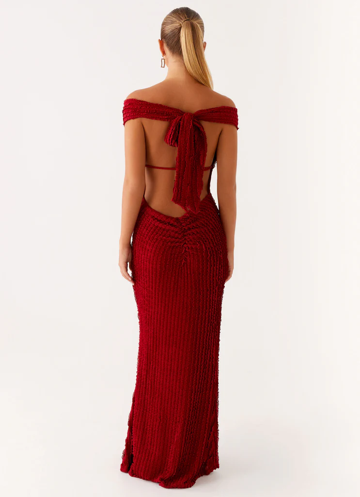 Chantelle Maxi Dress – Rosso Chantelle Maxi Dress - Rosso