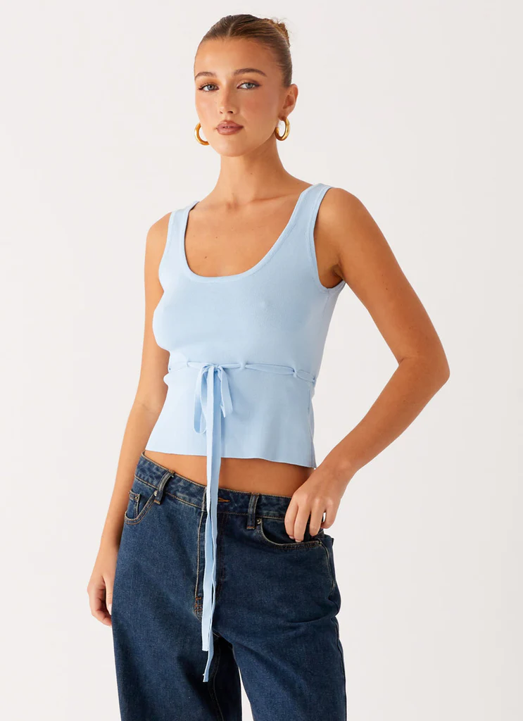 Macall Knit Tank - Blu