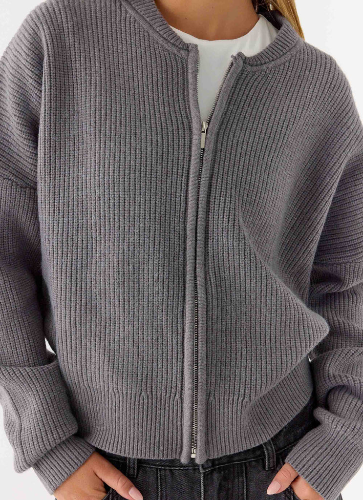 Codi Zip Jumper - Grigio antracite
