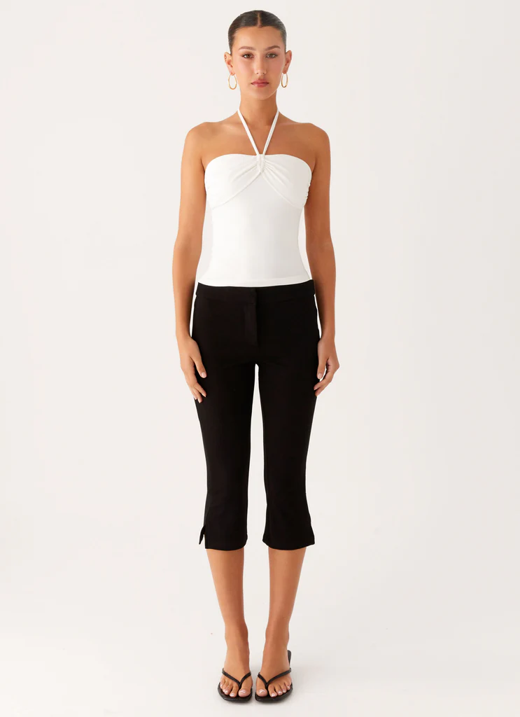 Top a spalline Good Thing - Bianco