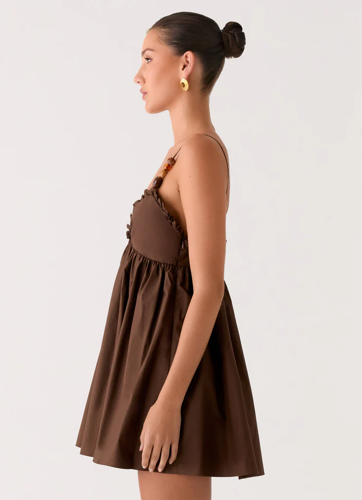 Jonas Mini Dress - Marrone