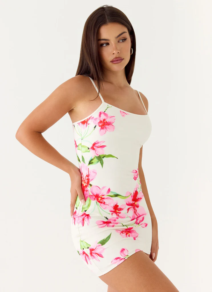 Zabrina Mini Dress - Reef Avorio