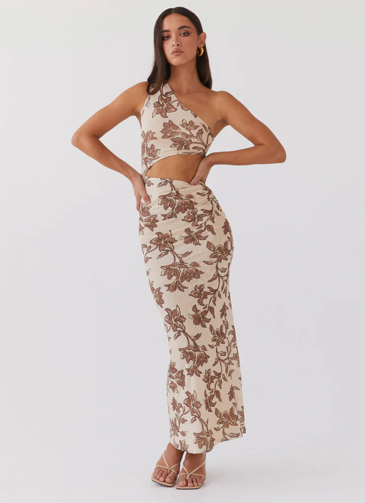 Abito Maxi in Maglia Shadows In The Sun - Hazel Bloom