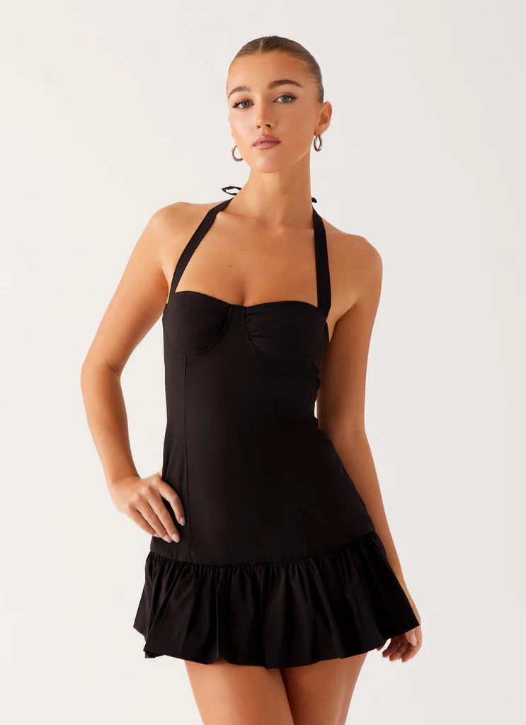 Cheryl Bustier Mini Dress – Nero Cheryl Bustier Mini Dress - Nero