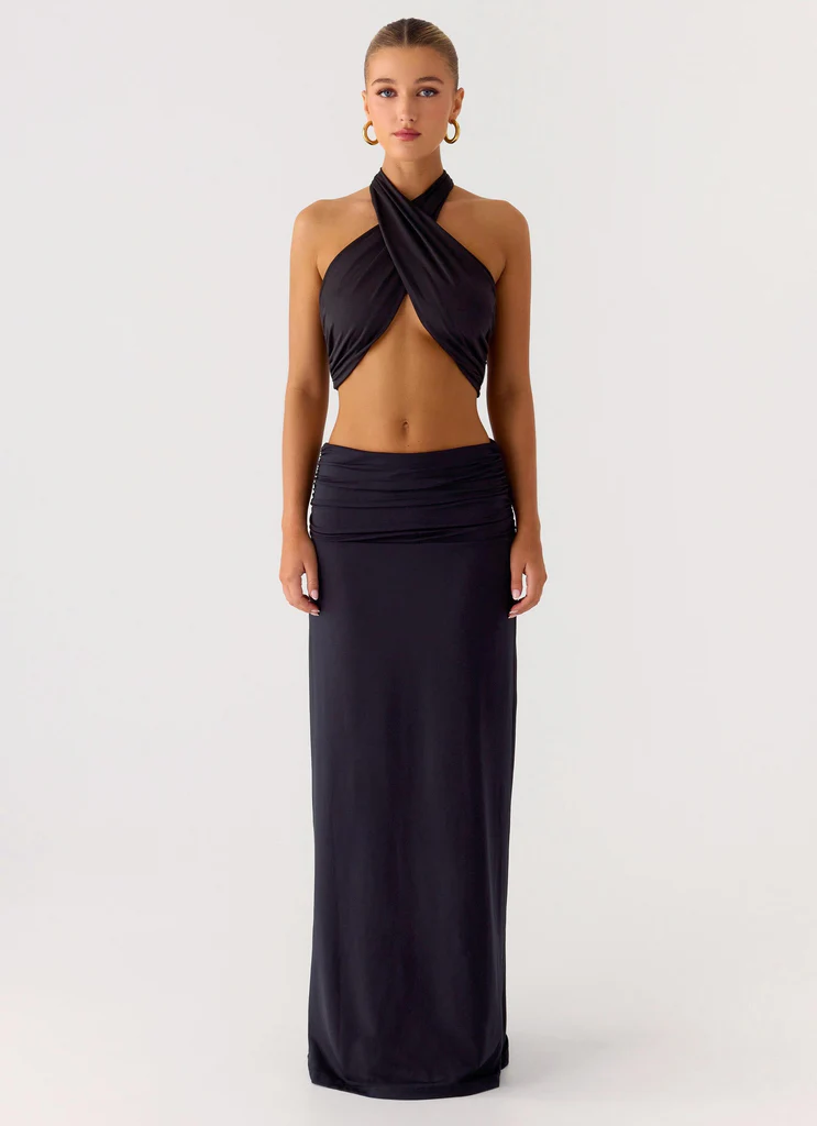 Skirt Maxi Elisabetta - Nero