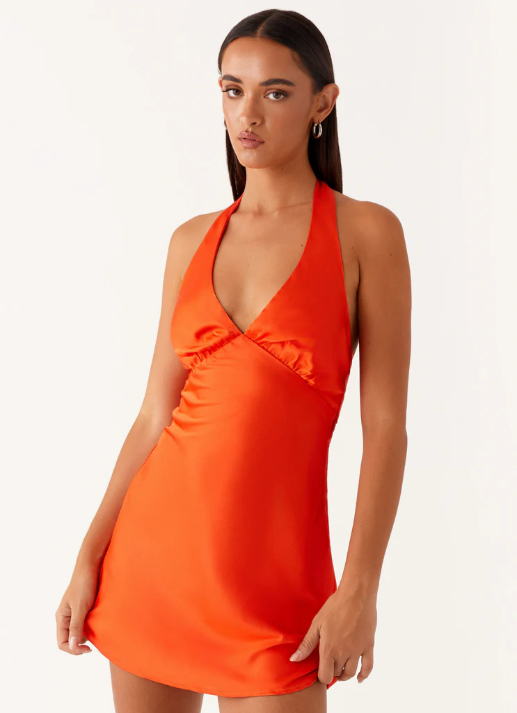 Mini Vestito Heavy Hearted - Arancione
