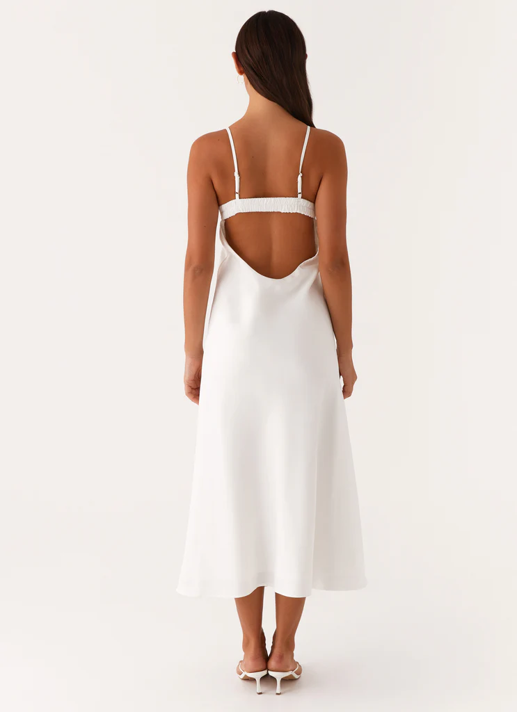 Abito Midi Take Note - Bianco