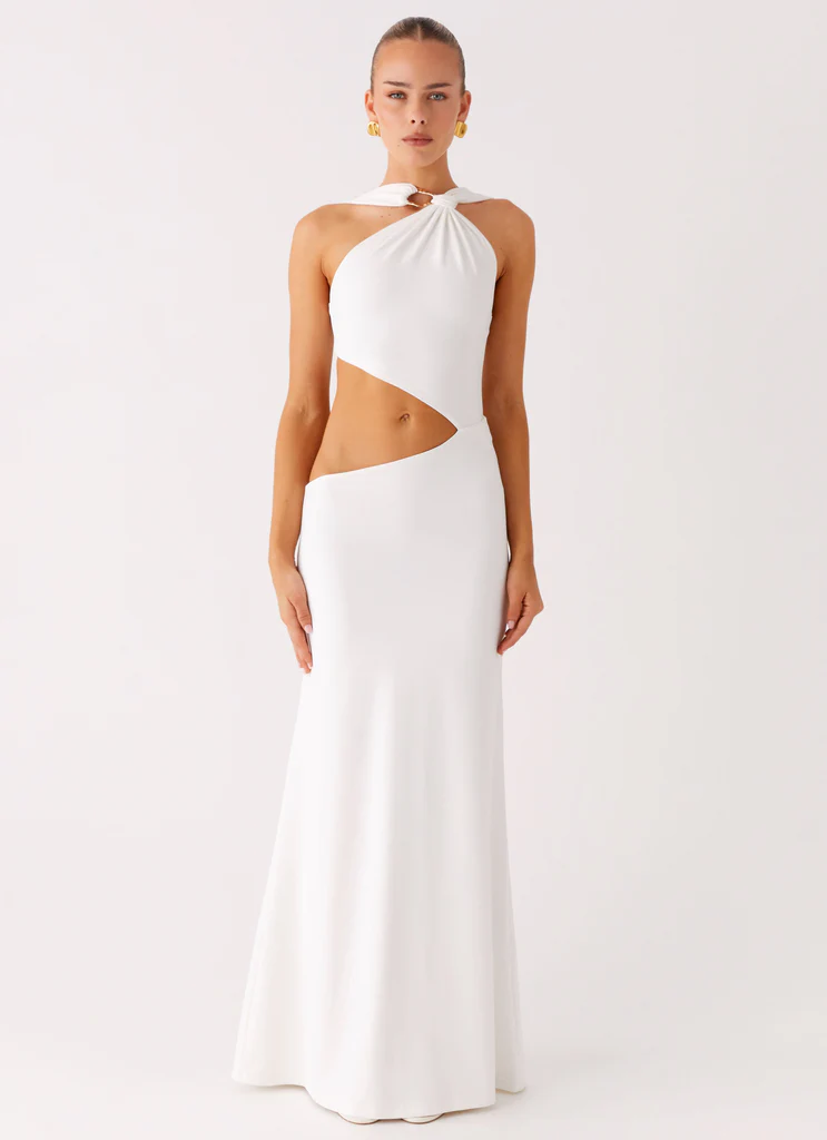 Gonna Maxi con Nodo Juliander – Bianco Gonna Maxi con Nodo Juliander - Bianco