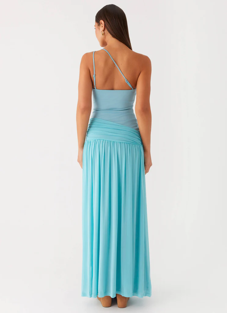 Aurelia Maxi Dress - Azzurro