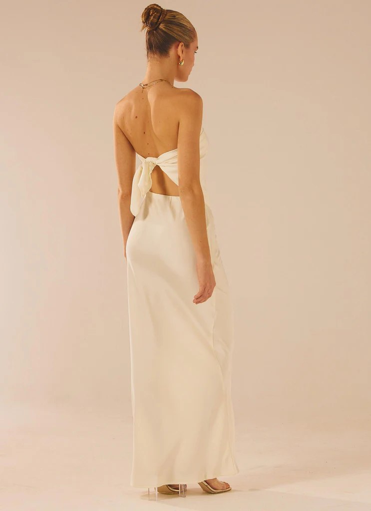 Aria - Minigonna in Seta Maxi - Perla