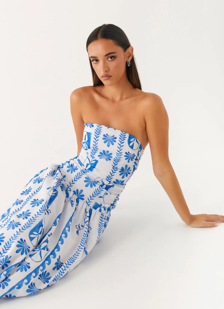 Abito Maxi Carmel - Onda Floreale