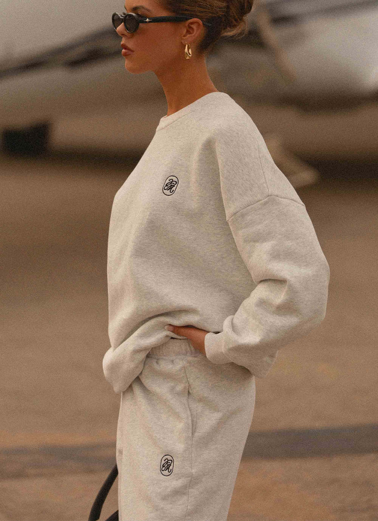 Pantaloni in felpa Signature - Grigio